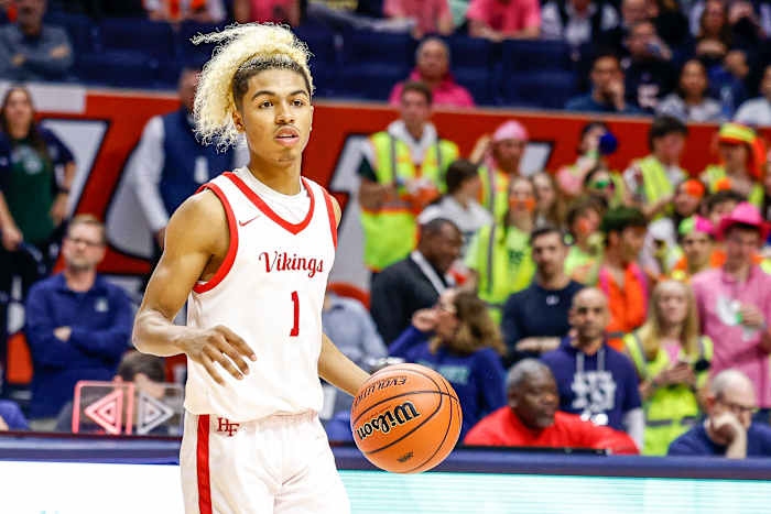 Homewood-Flossmoor New Trier Illinois boys basketball March 8 2024 Nate Latsch 26671